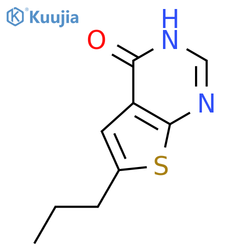 6-propylthieno[2,3-d]pyrimidin-4(3H)-one structure