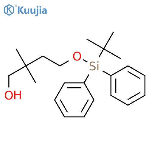 4-((Tert-Butyldiphenylsilyl)Oxy)-2,2-Dimethylbutan-1-Ol structure