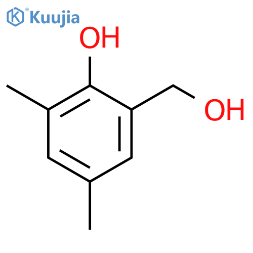 6-(hydroxymethyl)-2,4-dimethylphenol structure