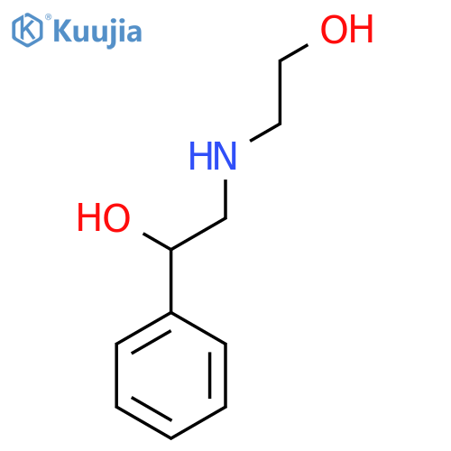 2-(2-Hydroxyethyl)amino-1-phenylethanol structure