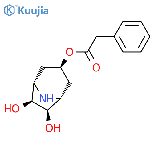 3alpha-Phenylacetoxy-6beta,7beta-dihydroxynortropane structure