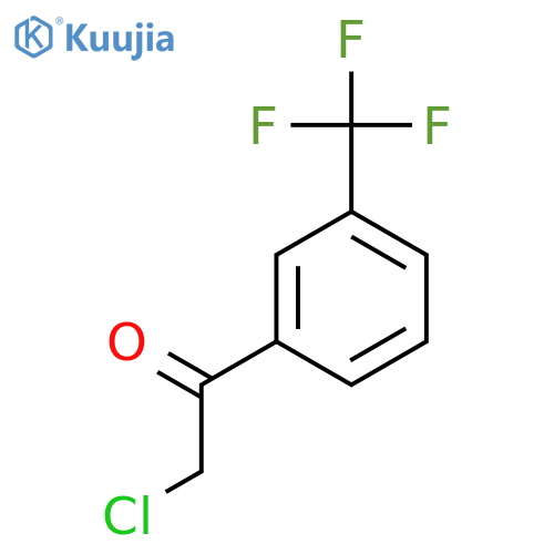 2-chloro-1-3-(trifluoromethyl)phenylethan-1-one structure