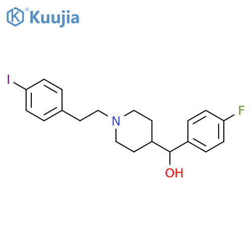 (4-fluorophenyl)-[1-[2-(4-iodophenyl)ethyl]piperidin-4-yl]methanol structure