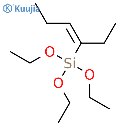 Silane, triethoxy[(1Z)-1-ethyl-1-butenyl]- structure