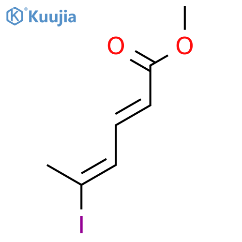 2,4-HEXADIENOIC ACID, 5-IODO-, METHYL ESTER, (2E,4E)- structure