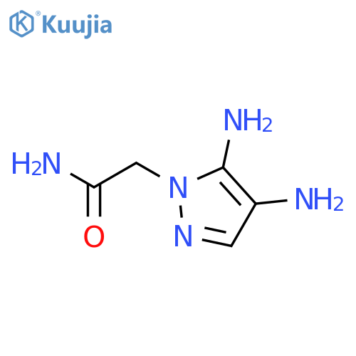 1H-Pyrazole-1-acetamide,4,5-diamino- structure
