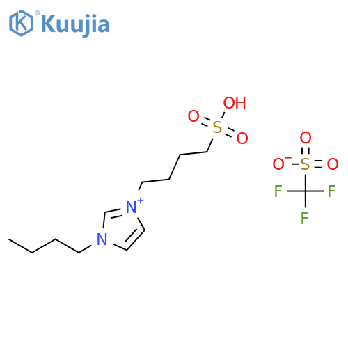 1-(4-Sulfobutyl)-3-butylimidazolium Trifluoromethanesulfonate structure