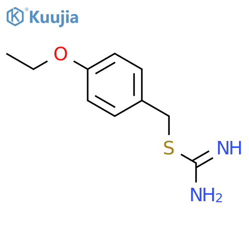 Carbamimidothioic acid,(4-ethoxyphenyl)methyl ester structure