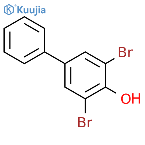 3,5-dibromo-1,1'-biphenyl-4-ol structure