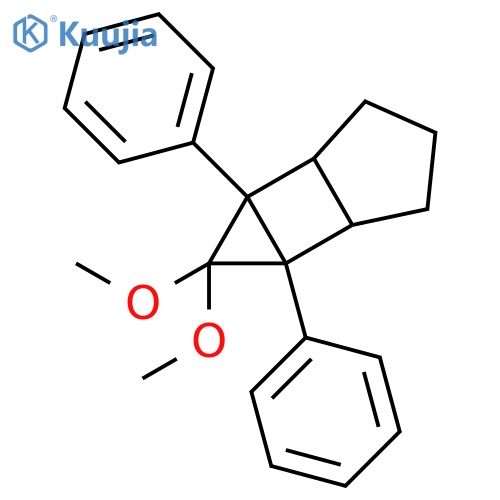 Tricyclo[3.3.0.02,4]octane, 3,3-dimethoxy-2,4-diphenyl-, (1R,2R,4S,5S)-rel- structure