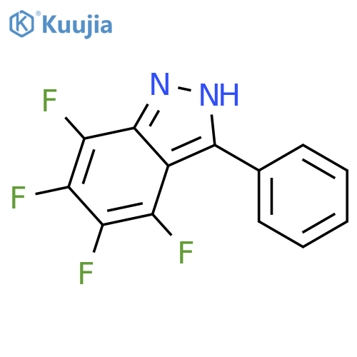 4,5,6,7-TETRAFLUORO-3-PHENYL-1H-INDAZOLE structure