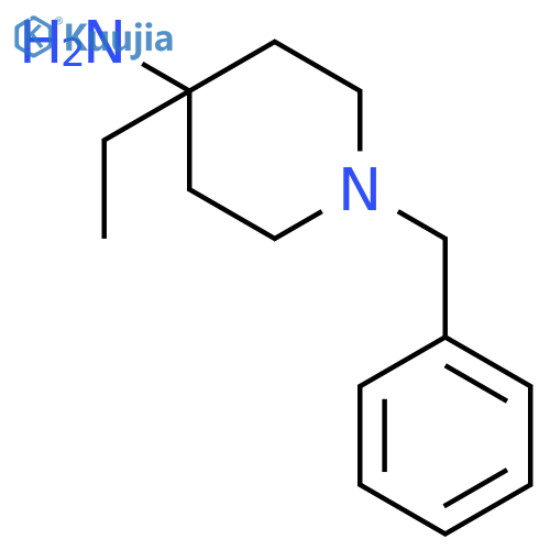 4-Piperidinamine,4-ethyl-1-(phenylmethyl)- structure