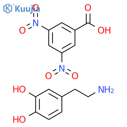 Benzoic acid, 3,5-dinitro-, compd. with 4-(2-aminoethyl)-1,2-benzenediol (1:1) structure