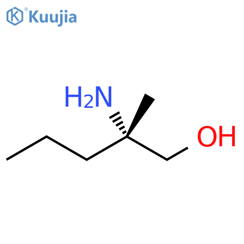 1-Pentanol, 2-amino-2-methyl-, (2S)- structure