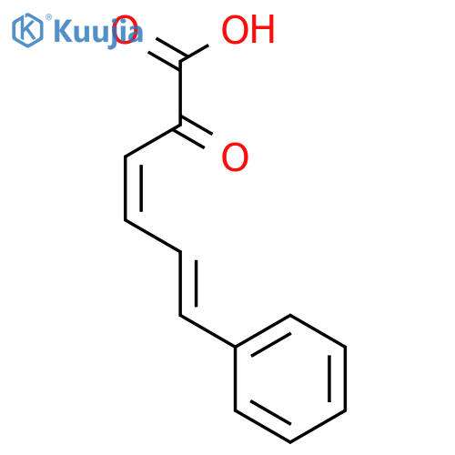 3,5-Hexadienoic acid,2-oxo-6-phenyl- structure