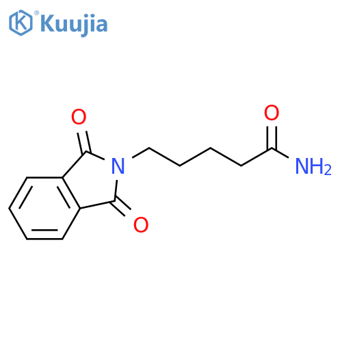 5-(1,3-dioxo-2,3-dihydro-1H-isoindol-2-yl)pentanamide structure
