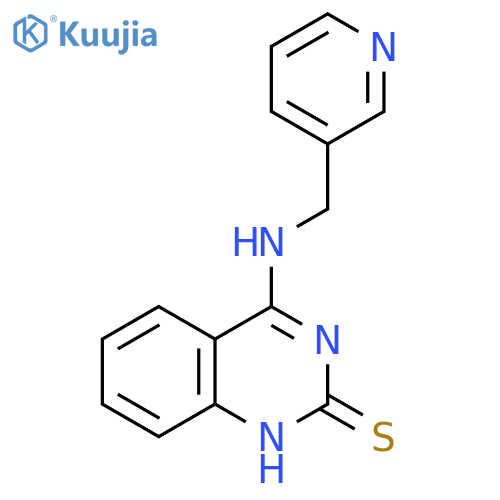 4-{(pyridin-3-yl)methylamino}-1,2-dihydroquinazoline-2-thione structure