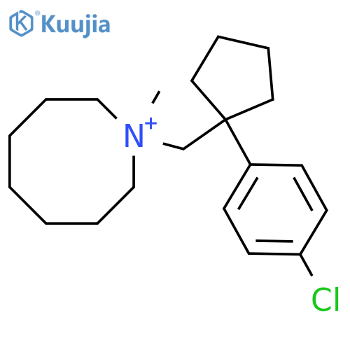 AZOCINIUM, 1-[[1-(4-CHLOROPHENYL)CYCLOPENTYL]METHYL]OCTAHYDRO-1-METHYL- structure