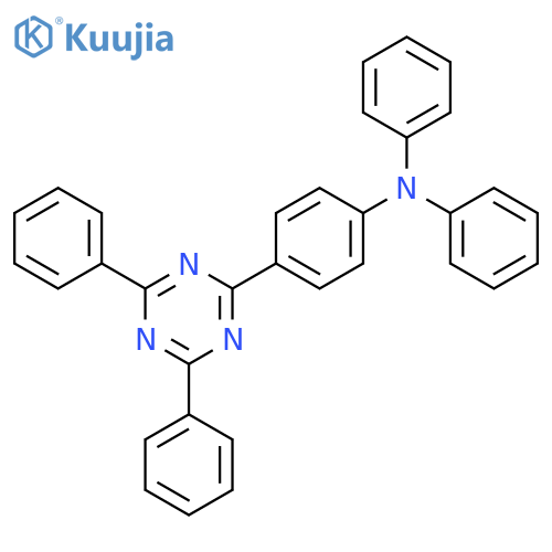 Benzenamine, 4-(4,6-diphenyl-1,3,5-triazin-2-yl)-N,N-diphenyl- structure