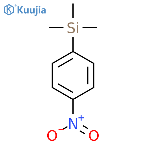 Benzene,1-nitro-4-(trimethylsilyl)- structure