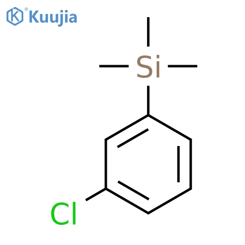 Silane, (3-chlorophenyl)trimethyl- structure