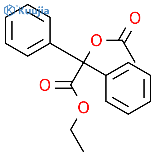 ethyl (acetyloxy)(diphenyl)acetate structure
