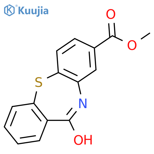 6-oxo-5H-benzo[b][1,4]benzothiazepine-3-carboxylic acid structure