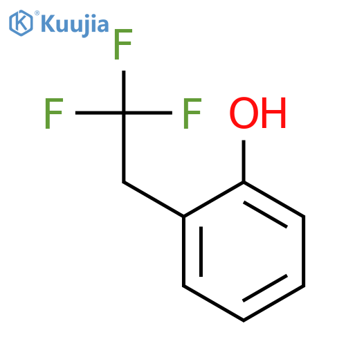 2-(2,2,2-trifluoroethyl)phenol structure