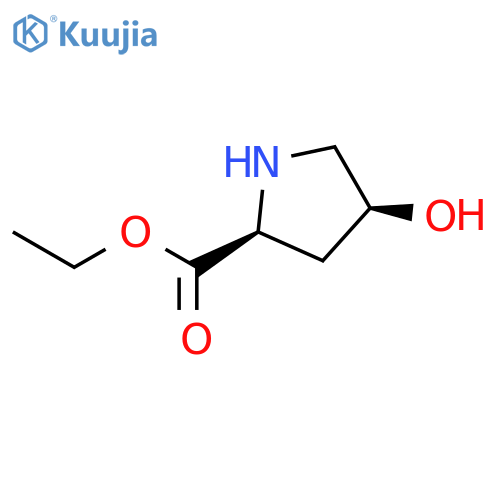 ethyl (2S,4S)-4-hydroxypyrrolidine-2-carboxylate structure