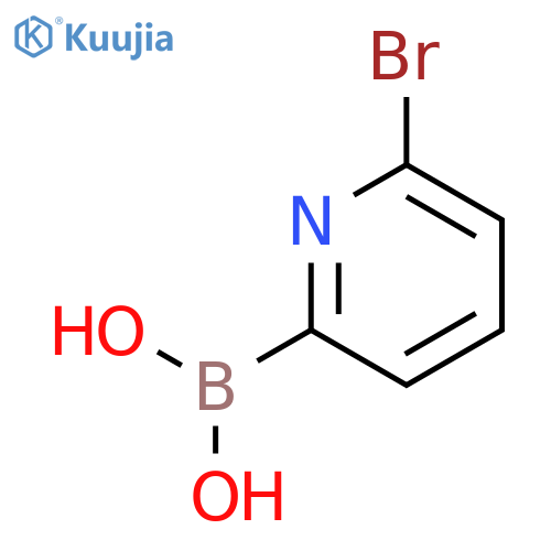 (6-Bromopyridin-2-yl)boronic acid structure