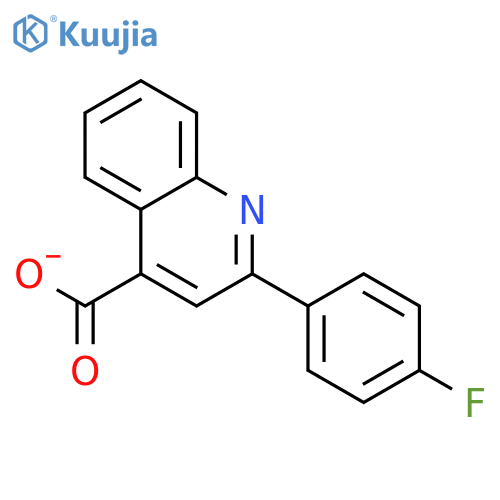 2-(4-fluorophenyl)quinoline-4-carboxylic acid structure