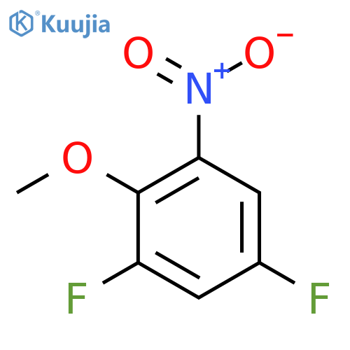 1,5-Difluoro-2-methoxy-3-nitrobenzene structure