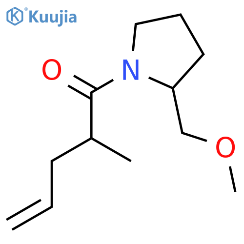 4-Penten-1-one, 1-[(2S)-2-(methoxymethyl)-1-pyrrolidinyl]-2-methyl- structure