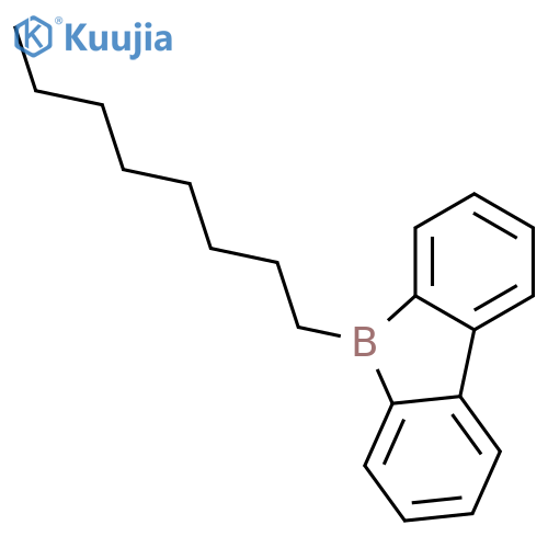 5H-DIBENZOBOROLE, 5-OCTYL- structure