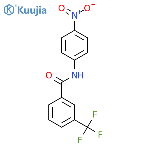 N-(4-Nitrophenyl)-3-(trifluoromethyl)benzamide structure