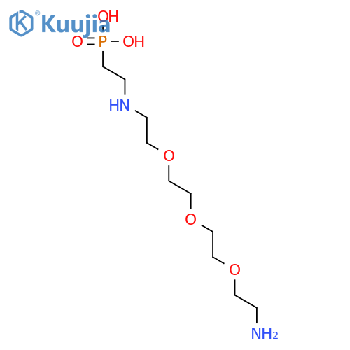 PHOSPHONIC ACID, (14-AMINO-6,9,12-TRIOXA-3-AZATETRADEC-1-YL)- structure