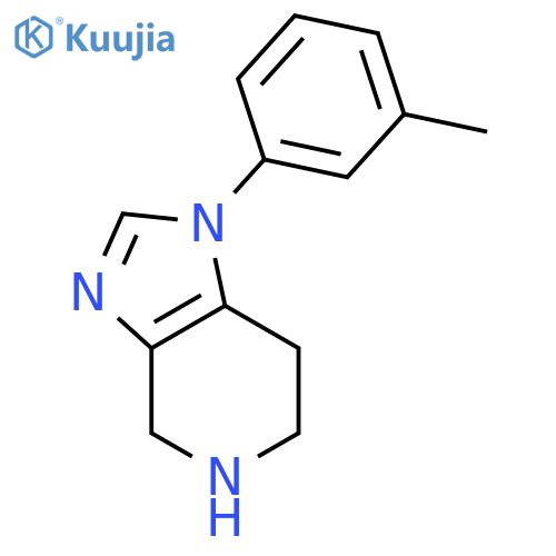 4,5,6,7-tetrahydro-1-(3-methylphenyl)-1H-Imidazo[4,5-c]pyridine structure