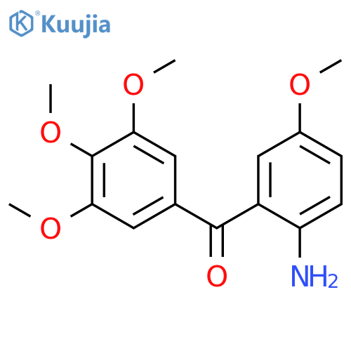 Methanone, (2-amino-5-methoxyphenyl)(3,4,5-trimethoxyphenyl)- structure