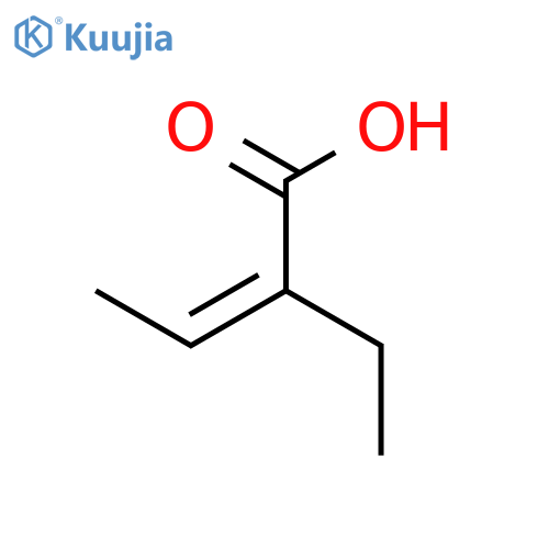 2-Ethylbut-2-enoic acid structure