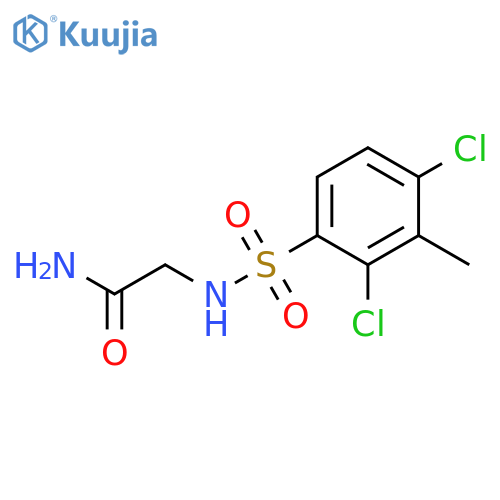ACETAMIDE, 2-[[(2,4-DICHLORO-3-METHYLPHENYL)SULFONYL]AMINO]- structure