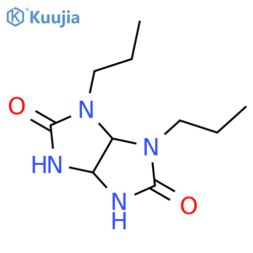 IMIDAZO[4,5-D]IMIDAZOLE-2,5(1H,3H)-DIONE, TETRAHYDRO-1,6-DIPROPYL- structure