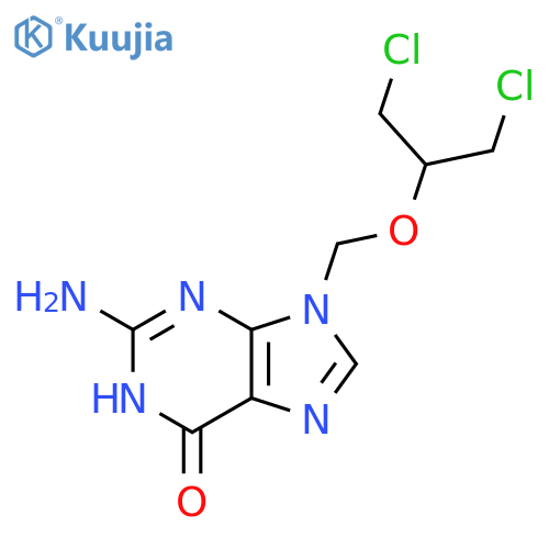 Dedihydroxy Dichloroganciclovir structure