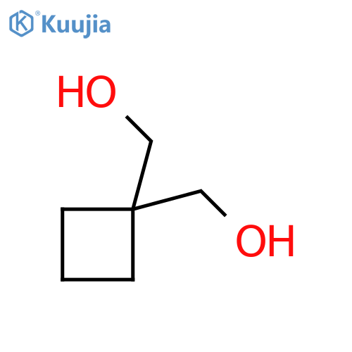 [1-(hydroxymethyl)cyclobutyl]methanol structure