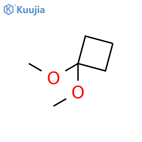 1,1-dimethoxycyclobutane structure