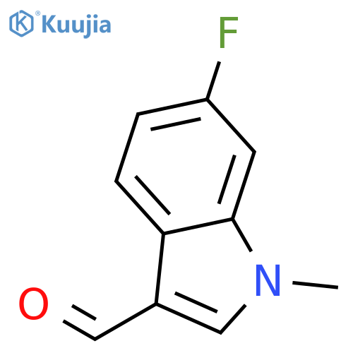 6-Fluoro-1-methyl-1H-indole-3-carbaldehyde structure