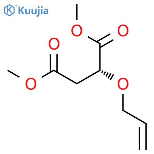 Butanedioic acid, (2-propenyloxy)-, dimethyl ester, (2R)- structure