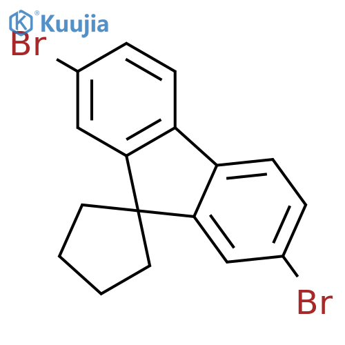 2',7'-Dibromospiro[cyclopentane-1,9'-fluorene] structure