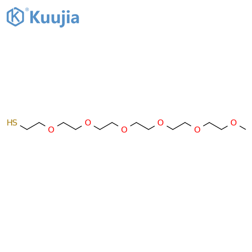 m-PEG6-thiol structure