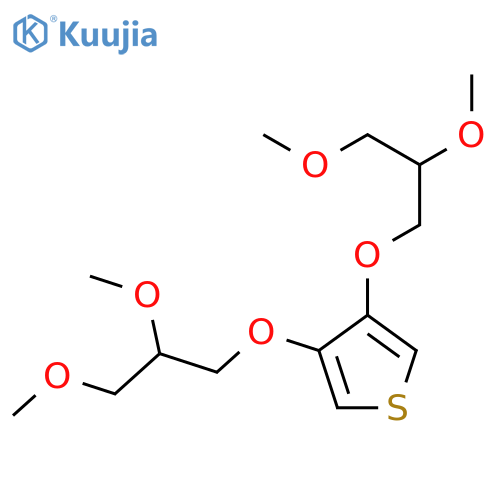 THIOPHENE, 3,4-BIS(2,3-DIMETHOXYPROPOXY)- structure