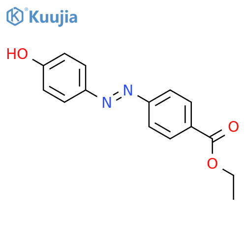 Benzoic acid, 4-[(4-hydroxyphenyl)azo]-, ethyl ester structure